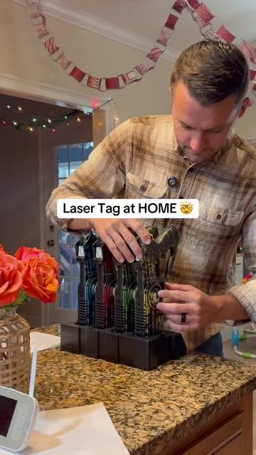 Right now, you can’t show my kids a cooler toy. #lasertag #arcade #kids #parents #tiktokshopcreatorpicks 