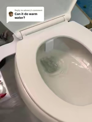 Replying to @advwry this bidet has hot and cold water options #bidet #bidetattachment #hotwaterbidet #bathroomessentials 
