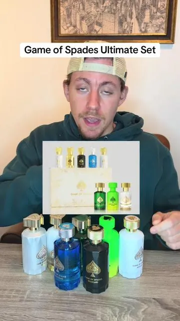 The crazy Game of Spades Holiday set. #fragrance #cologne #perfumetiktok #fragrancetiktok #tiktokshopholidayhaul 