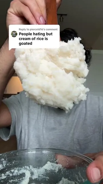 Replying to @piercetd16 Creamy rice is the biggest hack 👌#Fitness #creamyrice #creamofrice #bodybuilding #gym 