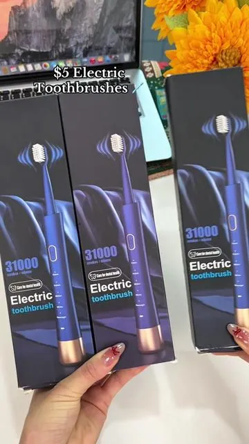 These are a BARGAIN! #bargain #electrictoothbrush #toothbrush #teethcare #teethcleaning #TikTokShopBlackFriday #TikTokShopCyberMonday #spotlightfinds