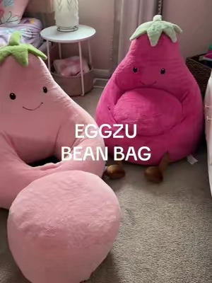 My kids newest obsession 🥹  #eggzu #eggplantbeanbag #sweetcrispy #kidsbeanbags #tiktokshopholidayhaul 