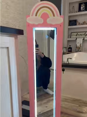 How cute is the jewelry cabinet! My 5 year old niece is gonna be obsessed! #jewelry #kidstoys #jewelrybox #christmasgiftideas #tiktokshopholidayhaul  