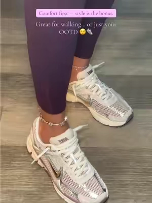 Great for walking, errands, and everyday outfits. Lightweight, comfortable, and easy to style. Linked in the cart. #vomero5 #nikevomero5 #womenssneakers 