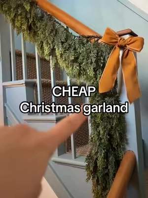 Don’t mind if I do 😎🎄#christmas #christmasdecor #christmasgarland #garland #christmasdecorating 
