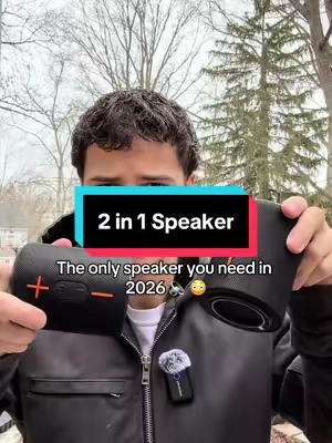 This 2 in 1 speaker is insane for the price 🔈  #holidayhaul #bluetoothspeaker #2in1speaker #splitspeaker #speaker 