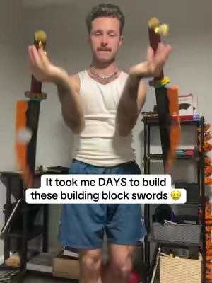 Coolest building block set i have by farrrrr #sword #toysoftiktok #demonslayer #buildingblocks #animetiktok 