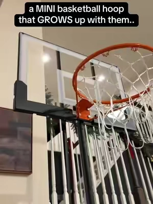 don’t waste your money on a plastic basketball hoop they’ll grow out of in just a year.. get this instead! #basketball #minihoop #basketballhoop #tiktokshopholidayhaul #minihoops 