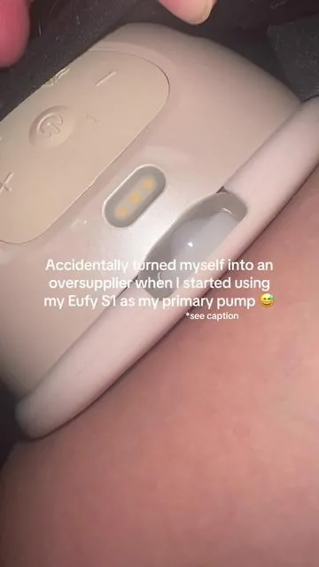 Hi mama!! 🫶 The two biggest reasons why I think this happened are firstly because I was mentally able to stick to a wayyy more consistent pumping routine because pumping felt less overwhelming with less parts to worry about keeping clean and without a spectra to lug around every other time, and secondly the consistent heat exposure with every pump. What has worked for me may not work for everyone, but if you’ve seen my other pump and pours from a month or two ago around Thanksgiving… you know we’ve come a long way 😅😅😭😭 I know there are mamas out there that are undersuppliers or just enoughers and the leap to use a wearable as a primary pump seems extremely risky. I was in a position for a week around Thanksgiving where I was so busy that I had to use my Eufy S1s as my primary and I just kinda kept going with it. I’m by no means telling anyone to do this and you will absolutely see a supply increase, but it’s definitely helped me! I also know there are mamas that are over suppliers and it is daunting trying to keep up with. Seems like all of us- undersuppliers, enoughers, oversuppliers- still have one thing in common: we are all pushing our bodies to do the best we can every dang day to make sure our babies have mamas magic elixir of life 🍼✨ if you’re breastfeeding in any capacity, don’t forget you’re doing amazing work🩷 #eufys1pro #eufys1 #wearablepumps #bestbreastpumps #heatedbreastpump 