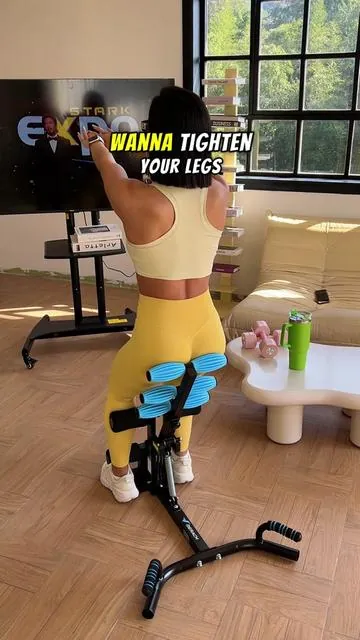 This isn’t just a squat machine, it’s a full body workout! There are a variety of movements you can do on this piece of equipment and the best part, it’s lightweight and has a capacity of 300#fitness #gym #glutesworkout #tiktokshopholidayhaul #homeworkout
