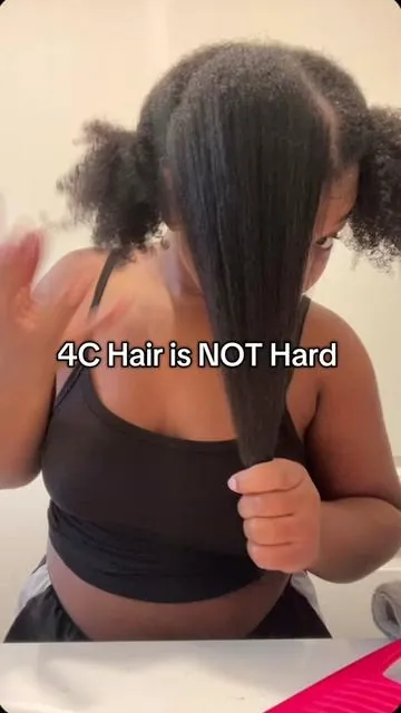 4C hair is NOT hard… your blow dryer just sucks 😏🔥 Watch how this blow dryer brush turns my wet, shrunk hair into a full blowout in minutes! - - - #4chair #blowdrybrush #type4hair #hairtools #naturalhair 