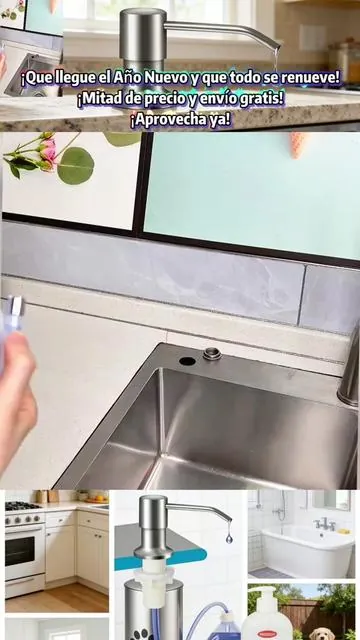 ¡Con esto, el bote de lavavajillas y el fregadero nunca más se ensuciarán ni olerán mal!  Introdúcelo por el orificio del fregadero, conecta el tubo al detergente… ¡y listo! Fácil y rápido.#TikTokShopHolidayHaul #fyp #tiktok #tiktokshopping #dealsfordays 