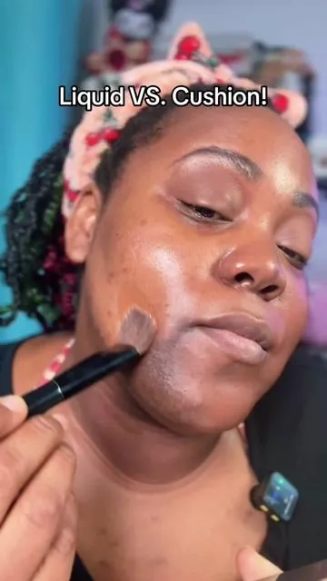 Which side do you like better!?  . @TIRTIR Inc. #foundation #makeup #flawless #tiktokshopholidayhaul #tiktokshopcreatorpicks 