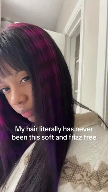 Not even glazing my hair genuinely has never felt this soft before having an amazing hair day 😛