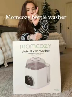 I was so tired of washing bottles all day 😩 This Momcozy all-in-one machine washes, sterilizes, and dries bottles, pump parts, pacifiers & more with one button. Huge time saver for busy parents. @MomcozyCollab #momcozy #bottlewasher #bottlesterilizer #babymusthaves #momlife 