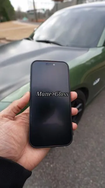 Matte is the way to go