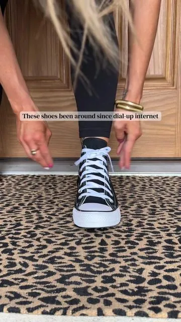 ps: they are in men’s sizing! Size down 2 for women’s sizing. @Tillys @Converse #ConverseStyle #BlackHighTops #EverydaySneakers #ClassicStyle #tiktokshopcreatorpicks 