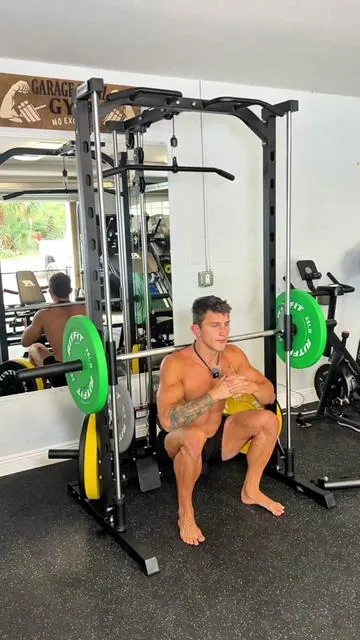 This Power Rack does it all! Smith machine, high & low cable setup, multi grip pull up bars, landmine attachment, lots of storage, and more. If you’re on a budget but want a complete home gym, this is for you. I get all of my fitness equipment right here on the TikTok Shop. The link is in the bottom left corner of the video for this exact rack. #ritfit #smithmachine #cableworkout #homegym 