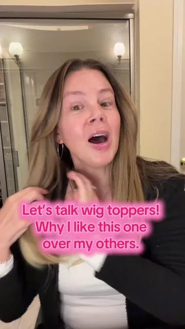 How to choose the right hair topper for you. #hairtopper #wig #wigtok #thinninghairsolution #hairextensions 