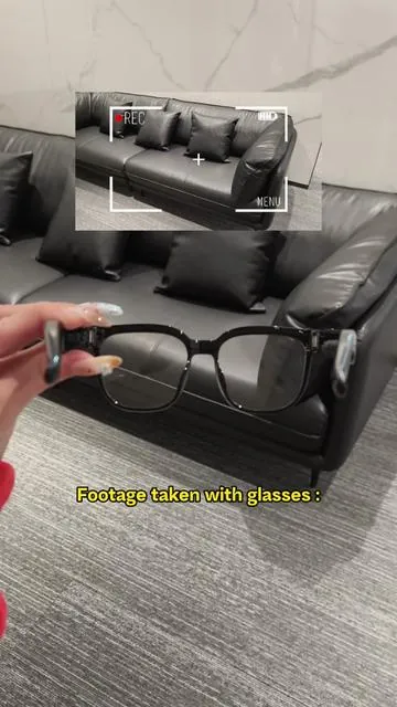 Your style just got smarter with AI glasses 😎❤️❤️ #smartglasses #tiktok #fashionglasses #techgadgets #tiktokshop #aitiktokshop #fyp #fashion #tiktokmademebuyit #glasses #fashiontiktoks #aiglasses #cameraglasses #tech #smarteyewear #camera 