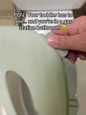 I think the other name for this travel potty seat is “LIFE SAVER” #pottytraining #toddler #joolbaby #travelingwithtoddlers 