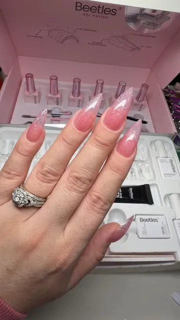 Beetles Tipex Nail Kit with Gel Polish. #nailtutorial #beetles @BeetlesGelPolish  #nailkit  #nails 