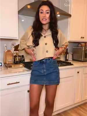 So good I had to get it in another wash 😍🤪 this one is one of the good ones  #princesspolly #skort #denimskirt #denimskort #outfitinspo 