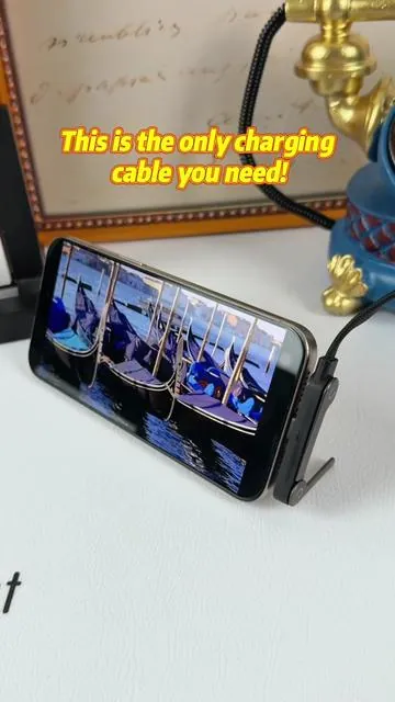 240W Fast Charging and a Phone Stand—Your New Best Friend! #FastCharging #PhoneStand #MobileTech #TikTokShopHolidayHaul #tiktokmademebuyit 