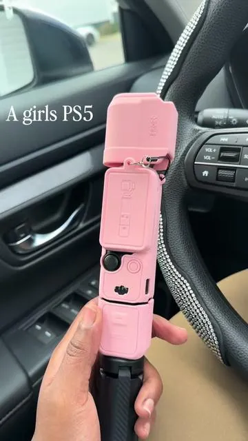 She’s finally clothed🥰🩷 #siliconecase #djiosmopocket3 #xtramuse #cameraaccessories #pinkcase 