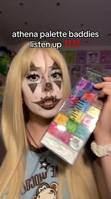 feel free to ask any questions you may have!! #facepaint #makeuptip #clownmakeup #athenapalette #makeup 