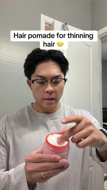 best pomade i’ve tried #haircare #hairpomade #thickerhair #thinninghair #tiktokshopcreatorpicks 