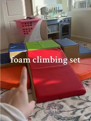 The ultimate toddler play essential 💫 This Vevor foam climbing set is soft, durable, and perfect for active play indoors! It helps little ones build strength, balance, and coordination — while having the best time ever 🧸 Great for playrooms @VEVOR Store #toddlerplay #toddlergiftideas #playset #tiktokshopcreatorpicks #firstbirthday 