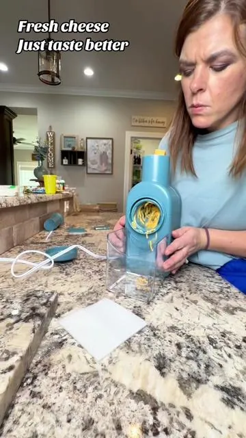 Freshly shredded cheese just taste so much better! @HSN, Inc #electriccheesegrater #cheesegrater #kitchengadgets #hsn #tiktokshopcreatorpicks 