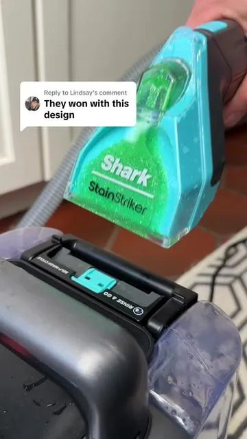 Replying to @Lindsay The Shark Stain Striker Pro is on another level its crazy, and it’s not even full price #stainremover #shark #sharkstainstriker #stains #hairpro 