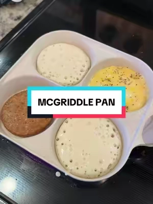 Breakfast just got easier and faster!! #cookware #mcgriddle #breakfastsandwich 