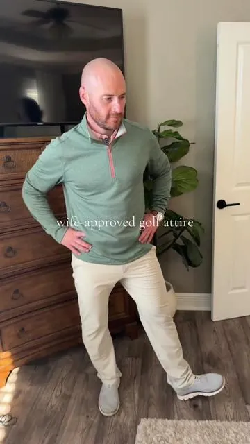 Your wife will let you golf more if you wear cute things. ☺️ #golfclothes #golftok #golf #mensfashion #mensclothing 
