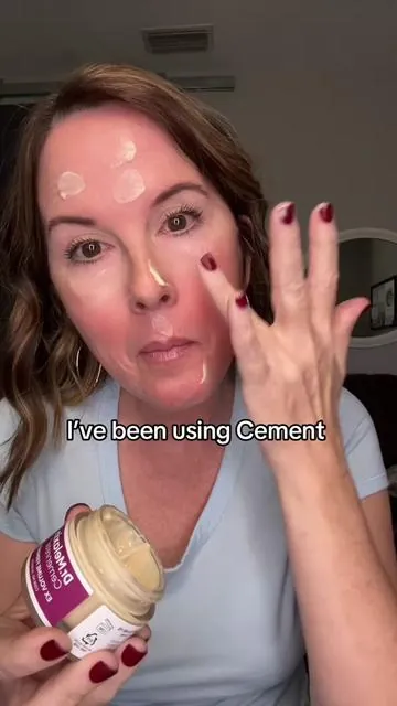 Looking for a firming cream that can rebuild and repair? check out Dr Melaxin Cemenrete Calcium Intensive Firming Cream #firmingcream #drmelaxinfirmingcream #matureskincare #over40skincare #tiktokshopcreatorpicks 