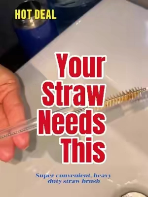 It’s time to clean your straw right now!!!🤯🧼#cleaning #straw #strawbrush#strawcleaner #cupstraw