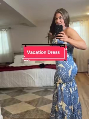 Okay but I need a vacation stat so I can wear this gorgeous dress!!! Is it sun dress season yet? #floraldress #vacationoutfit #sundress #springoutfits #tiktokshopcreatorpicks 