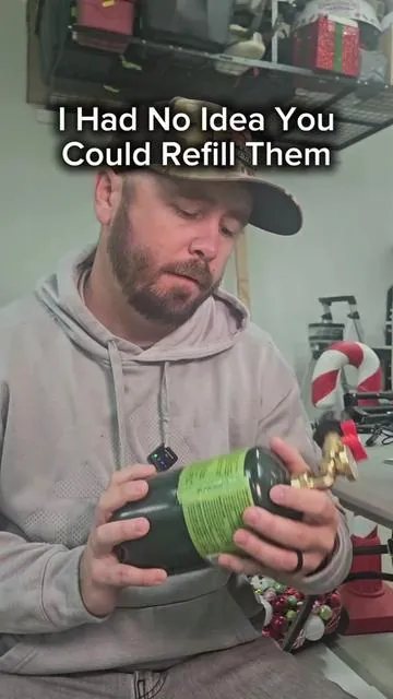 Who knew you could refill them? #propaneandpropaneaccessories #propanetank #propanerefilladapter #propane #