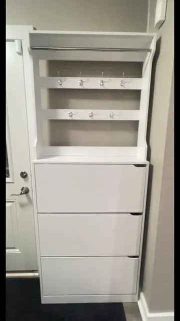 Shoe cabinet with 3 flip drawer #TikTokCreatorSearchInsightsIncentive #shoerack #fyp #viralvideo #trendingvideo @Anymaple furniture 