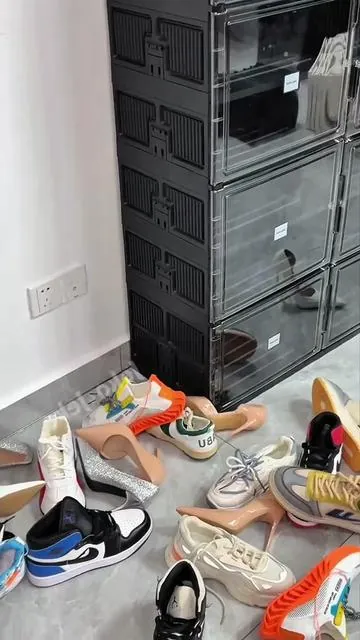 Your house will be neater and cleaner with this shoe cabinet #shoerackorganizer #tiktokshop #shoecabinet 