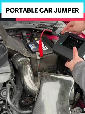Everyone needs this kit I swear #car #carbattery #hieha #carbatteryjumper #tireinflator 
