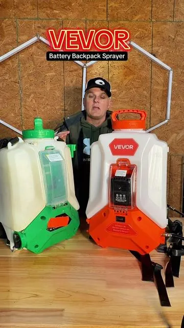 VEVOR Battery Backpack Sprayer ⸻ Description VEVOR battery powered backpack sprayer with a 4 gallon tank designed for easy, consistent spraying without hand pumping. Ideal for lawn care, gardens, weed control, and general outdoor maintenance. Also widely used in the pest control industry for perimeter treatments and spot applications. Comfortable backpack design with multiple wands for different spray patterns and extended use. ⸻ Keyword Block VEVOR backpack sprayer battery powered sprayer 4 gallon backpack sprayer electric garden sprayer lawn care sprayer pest control sprayer yard chemical sprayer outdoor spraying equipment ⸻ Top 5 Hashtags #VEVOR #BackpackSprayer #LawnCare #PestControl #TikTokShopJumpstartSale