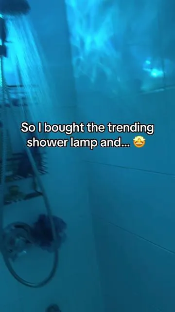 Will never shower again without this #showerlamp #neon #showerlight #tiktokmademebuyit #coolgadgets 