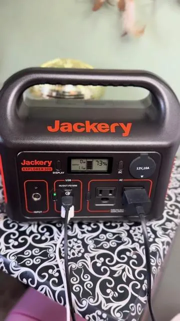 Stay powered wherever adventure takes you with the Jackery Explorer 300.  @Jackery Direct  @jackery.store #PowerStation #CleanEnergy #SmartGadgets #EmergencyPrep #FastCharging 