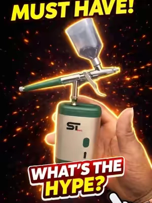 What’s the Hype?! I Tested the Viral Portable Airbrush 😳🔥 @Supreme Trimmer #TikTokShop #ViralProduct #MustHave #Airbrush #GadgetTok