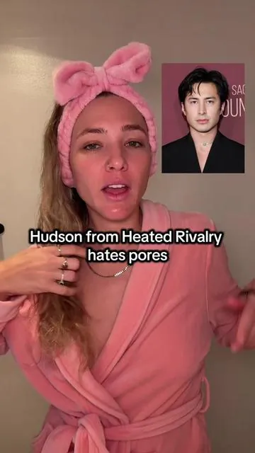 Hudson has glowing skin and now we know why! This is his skincare routine. #hudsonwilliams #heatedrivalry #koreanskincare 