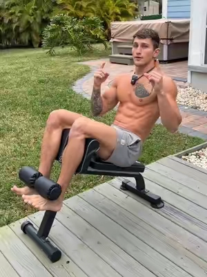 Not your average weight bench! 🔥