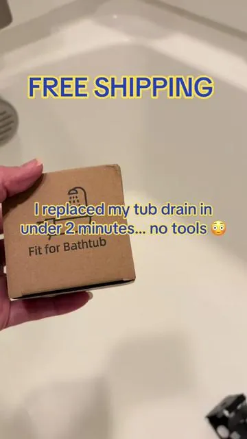 I’m honestly shocked at how easy this replacement tub drain with hair catcher was to install 🚿👏 I show it step-by-step in the video — no tools needed, and I changed it in under two minutes, even though I’ve never done this before. It comes with multiple seals so you can get the perfect fit for your tub drain, and if one size doesn’t work, there are other options to make it fit just right. The built-in hair catcher keeps hair from going down the drain and causing clogs. This is such a simple, affordable bathroom upgrade — I linked it in my TikTok Shop so you can grab one too!  #BathroomHack #TubDrain #HairCatcher #EasyInstall #HomeUpgrades @Hibbent bathroom 